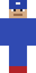 Capitão América skin de Minecraft