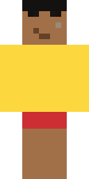 Cascão skin de Minecraft