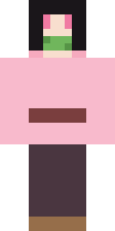 Nezuko skin de Minecraft